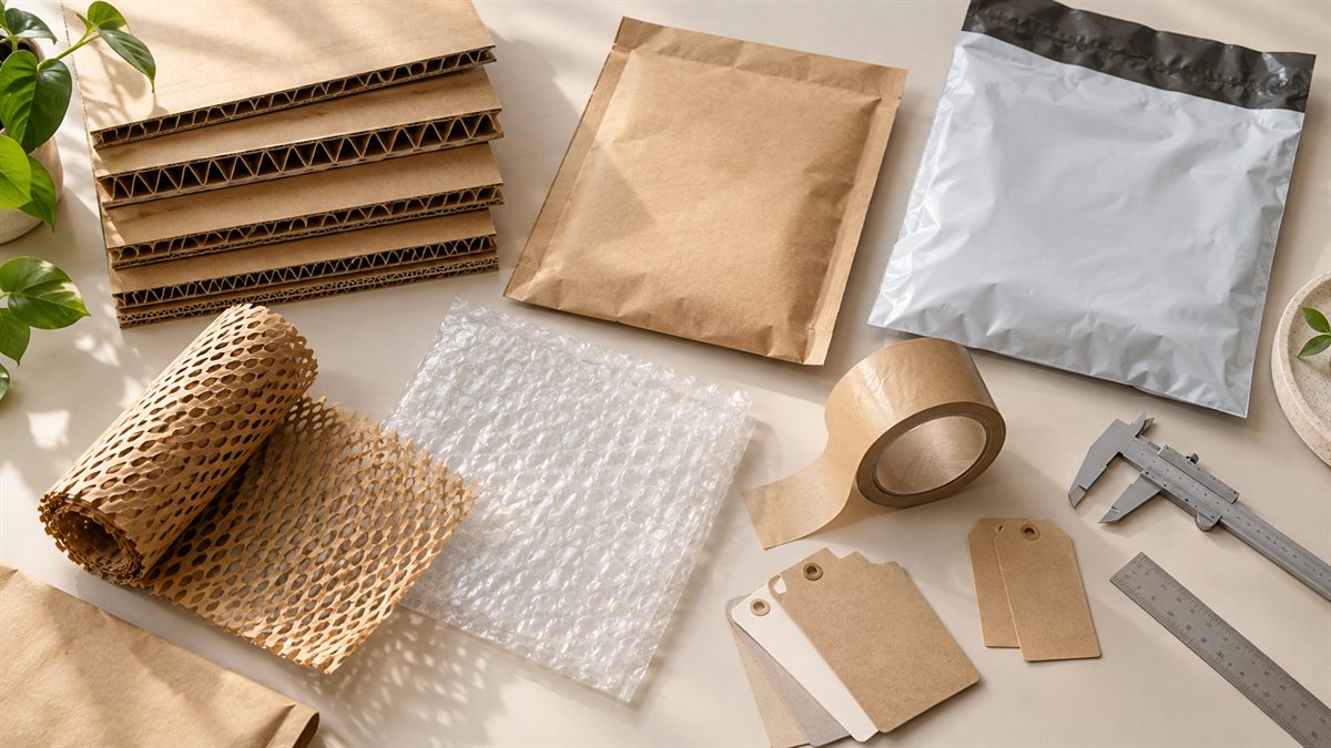 Packaging supplier samples and materials comparison in Malaysia